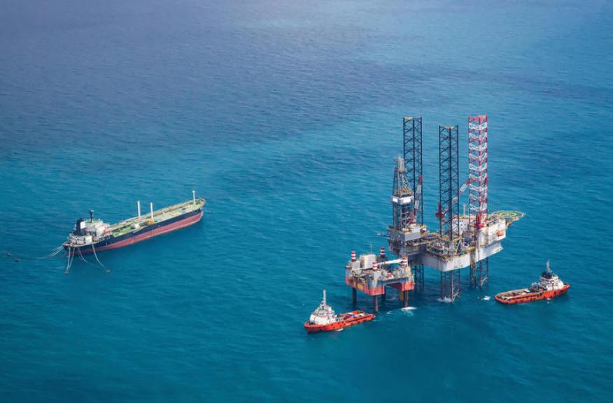 Offshore oil rigs